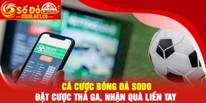 Cá cược bóng đá Sodo - Đặt cược thả ga, nhận quà liền tay