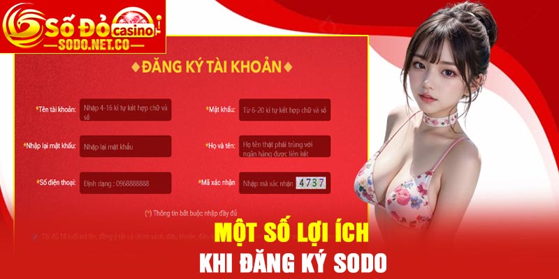 Một số lợi ích khi đăng ký Sodo